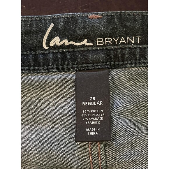 Lane Bryant Jeans Womens 28 Bootcut Dark Wash Genius Fit Stretch Plus Size - Picture 7 of 7